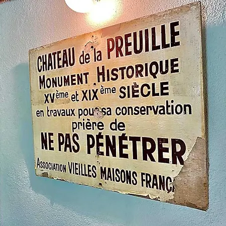 Chateau De La Preuille Bed & Breakfast 3*